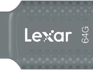 Chiavetta USB Lexar 64GB, velocità dati elevata, compatibile con PC e Mac, ottima per archiviazione e copia di file.