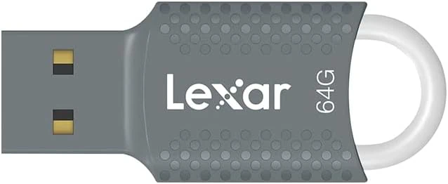 Chiavetta USB Lexar 64GB, velocità dati elevata, compatibile con PC e Mac, ottima per archiviazione e copia di file.