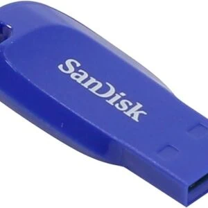 Chiavetta USB Sandisk blu per trasferimento dati veloce e affidabile.
