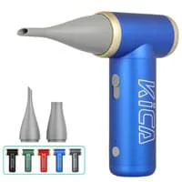 Raffinato asciugacapelli portatile con accessori intercambiabili per styling efficace.