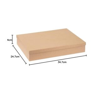 Cofanetta in cartone kraft per spedizioni e confezioni regalo.