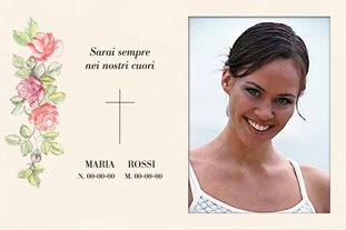 Disegno di testata con fiori rosa e azienda Photoworld, perfetto per inviti e biglietti personalizzati.
