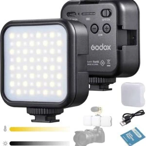 1. Pannello LED per fotografia e videografia, luce ad alta luminosità e regolabile.