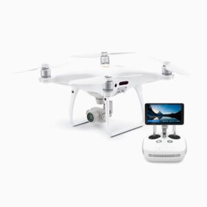 Alta qualità drone professionale con videocamera 4K e controller con display integrato.