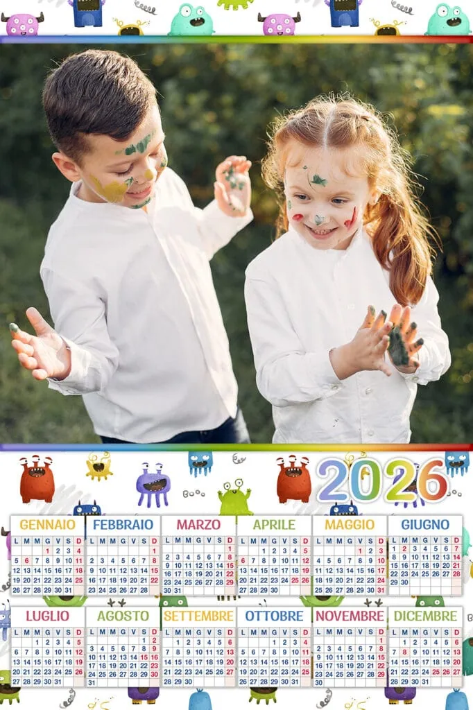 1. Bambini con pittura facciale in esterna, gioco e divertimento all'aperto.