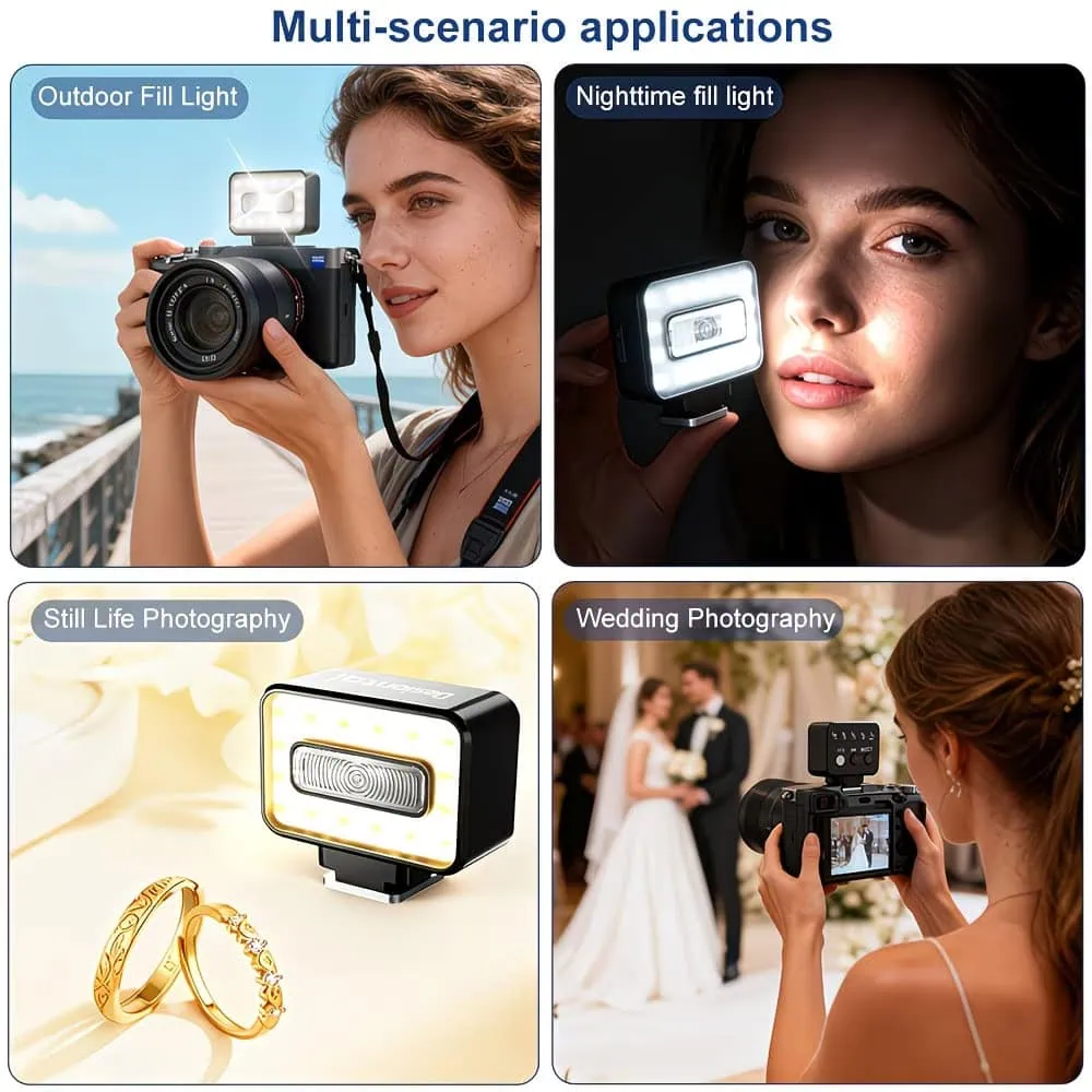 Flash portatile Mini Flash per fotografia professionale e videografia.
