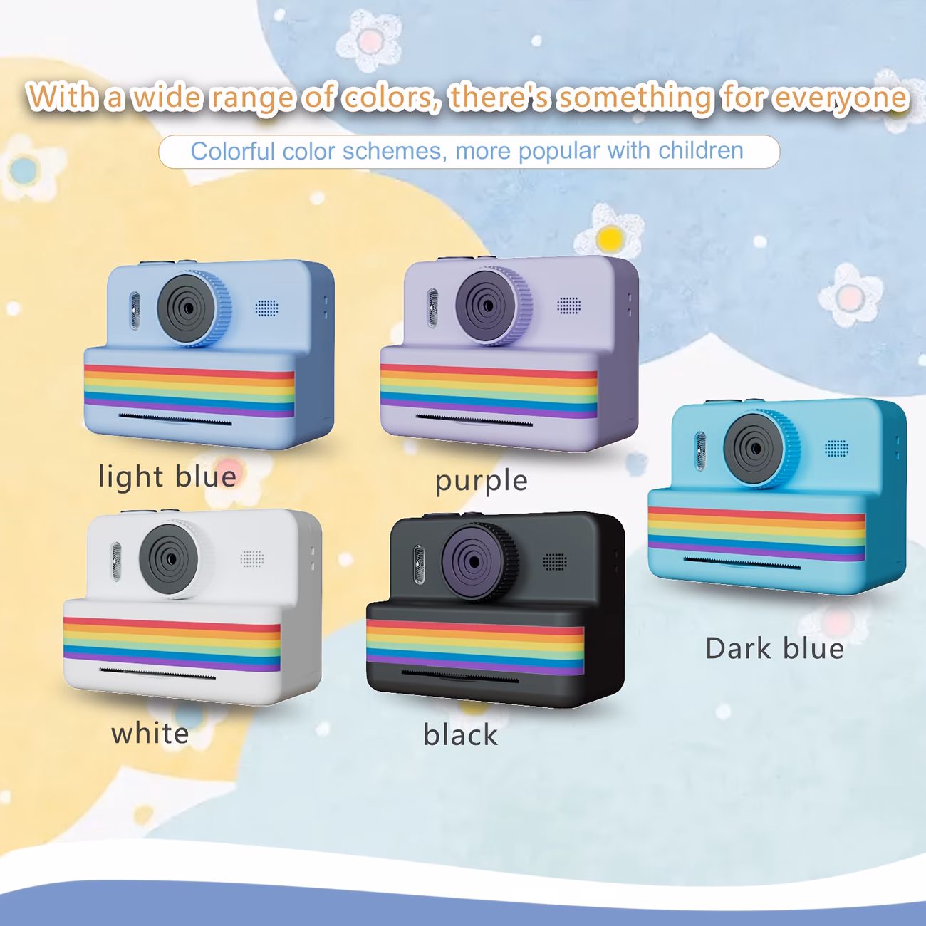 Fotocamera Instantanea per Bambini con Selfie e Video 1080P - immagine 3
