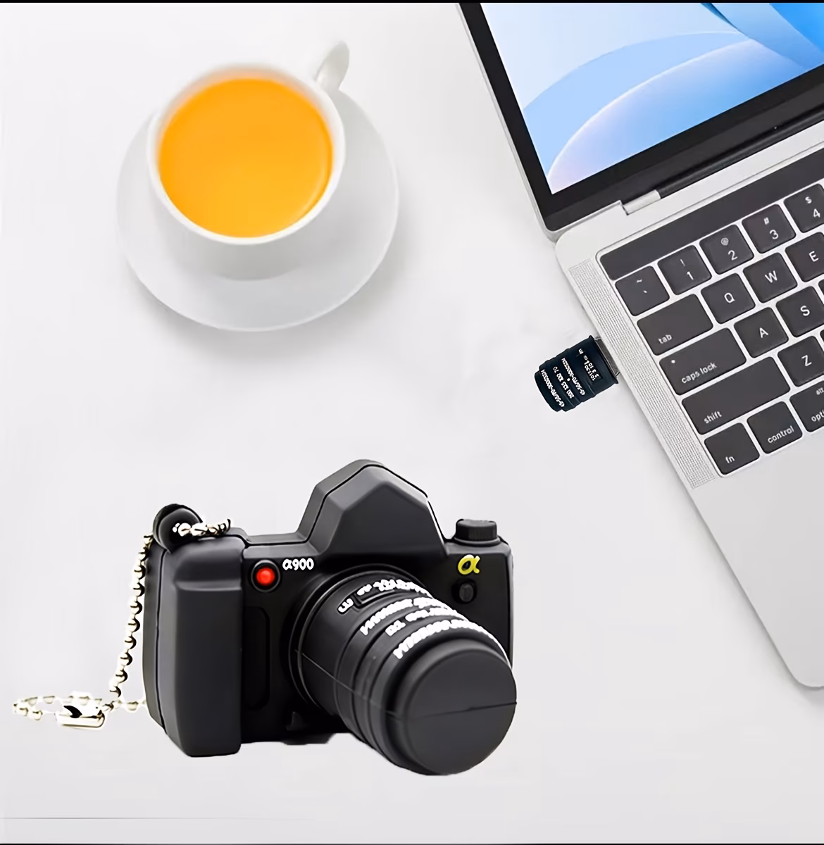 Pen Drive a Forma di Fotocamera Nera 32Gb - immagine 3