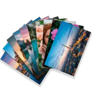 Immagine di una serie di fotografie artistiche e panoramiche di paesaggi e città.