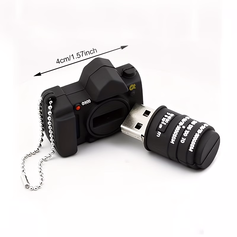Pen Drive a Forma di Fotocamera Nera 32Gb - immagine 2