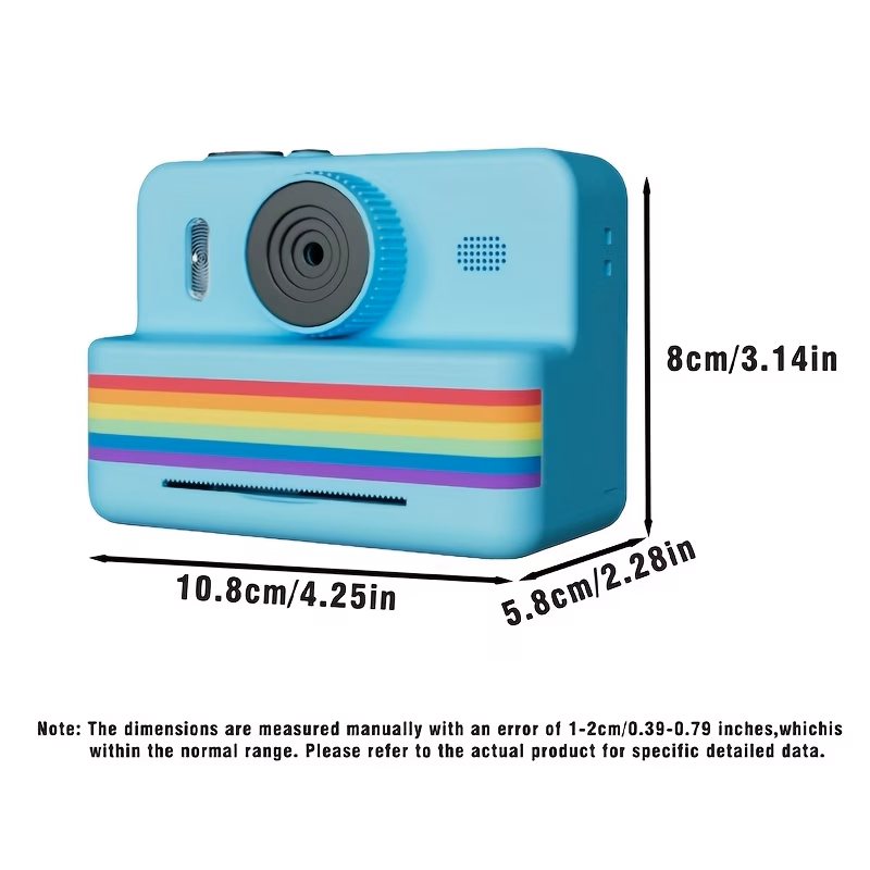 Fotocamera Instantanea per Bambini con Selfie e Video 1080P - immagine 6