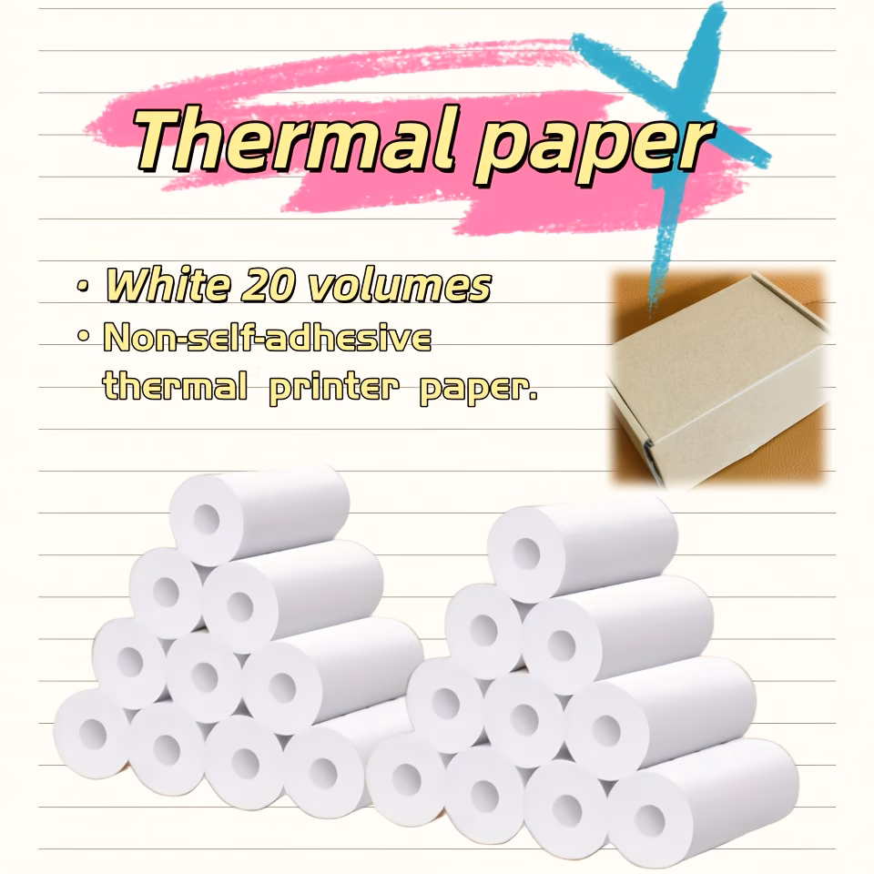 20 Rotoli Mini Carta Termica - immagine 3