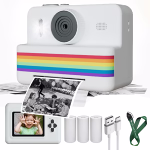 Fotocamera Instantanea per Bambini con Selfie e Video 1080P