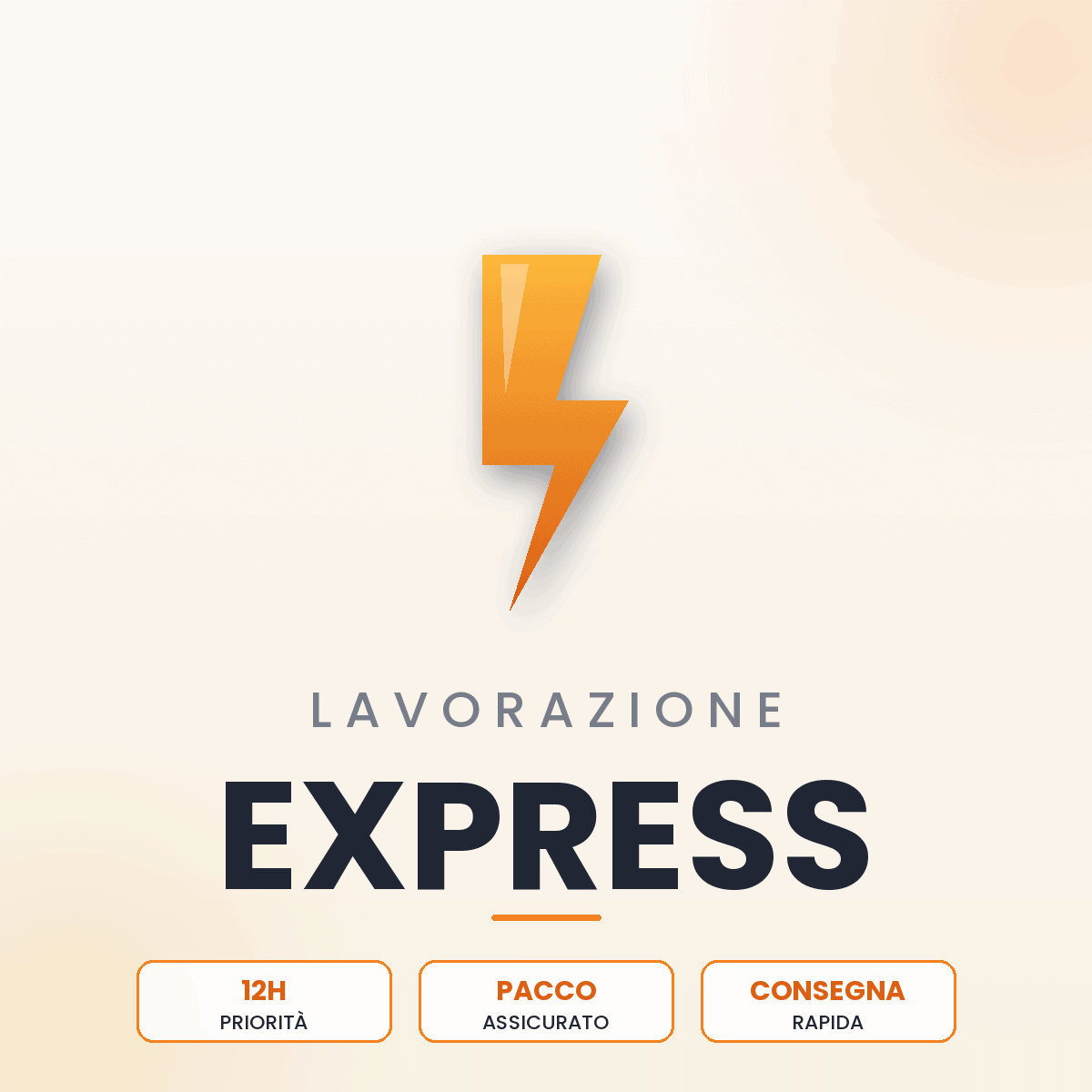 Icona fulmine giallo, simbolo di rapidità e efficienza.