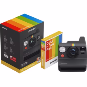 Macchina fotografica più pellicola Polaroid Now Gen 3 Nero + a Colori (8 foto)