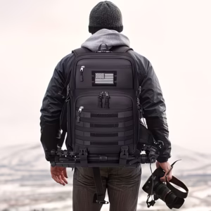 RAINSMORE Zaino Fotografico Professionale con Treppiede e Astuccio INCLUSI NEL PREZZO