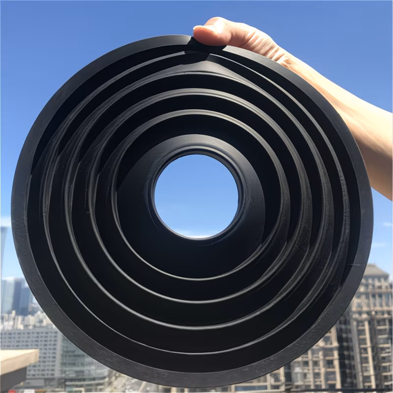Copertura nera per obiettivo micro DSLR Copertura nera anti-riflesso in vetro silicone pieghevole morbida per obiettivo fotocamera - Image 8