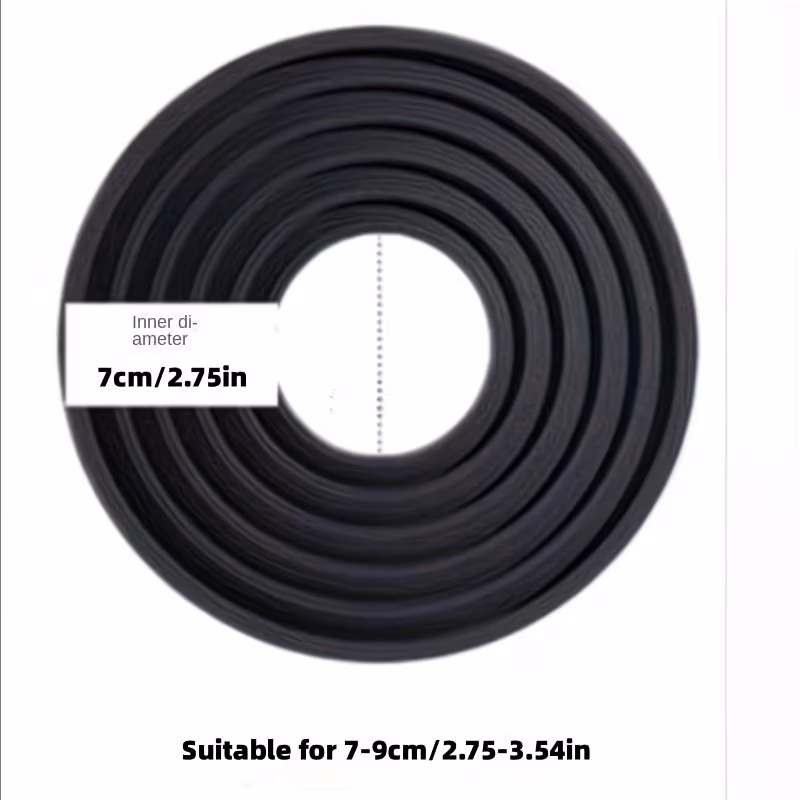 Copertura nera per obiettivo micro DSLR Copertura nera anti-riflesso in vetro silicone pieghevole morbida per obiettivo fotocamera - Image 9