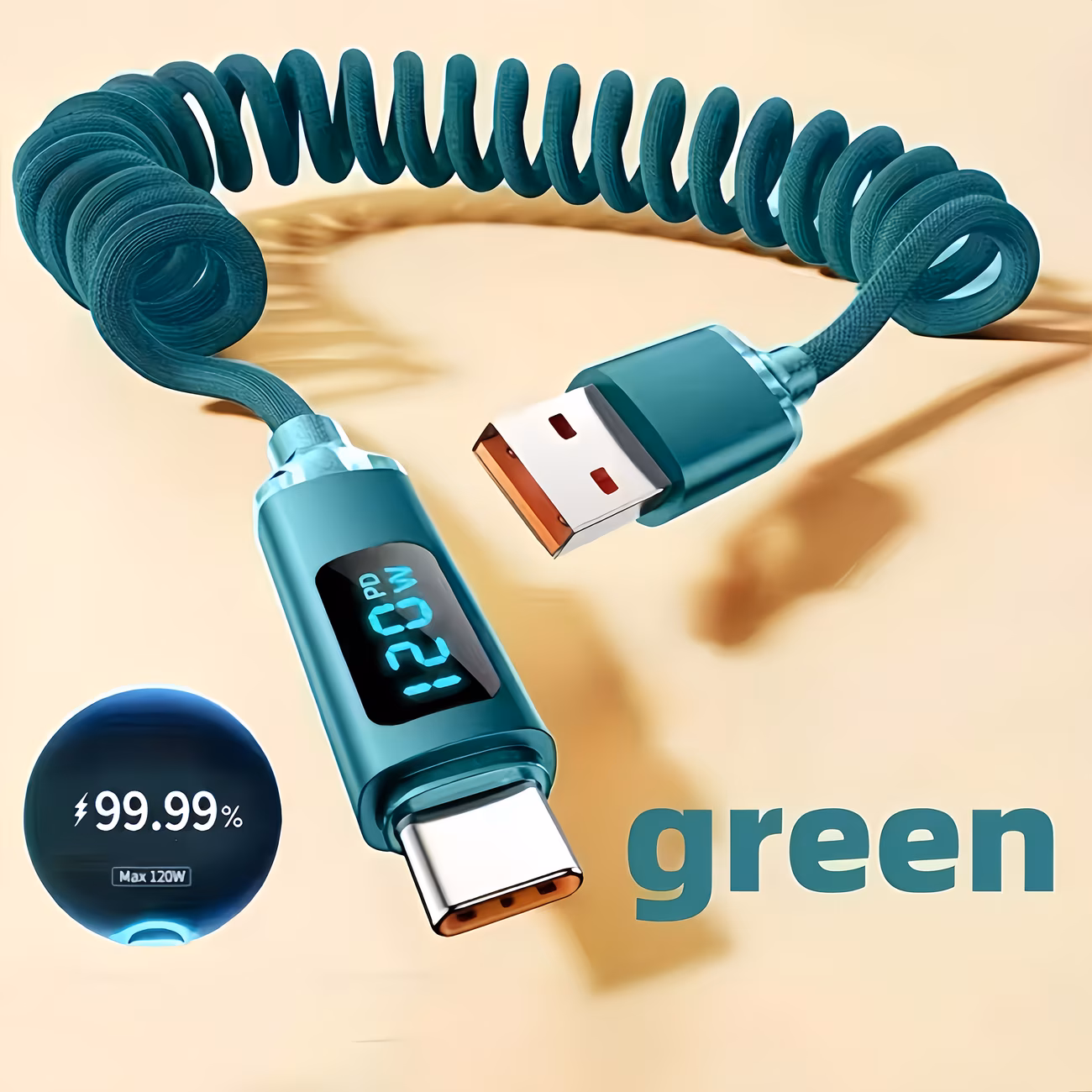 Cavo dati Super Flash Charge verde