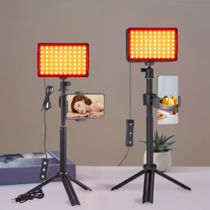 Set di due luci LED da studio per video streaming