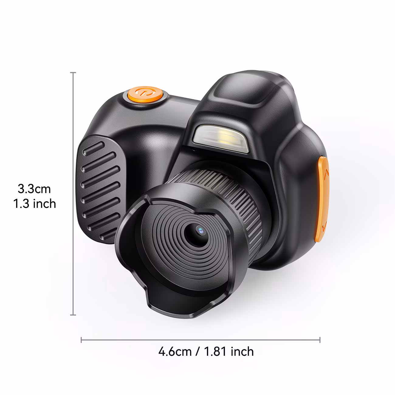 Ciondolo a forma di zaino con mini fotocamera