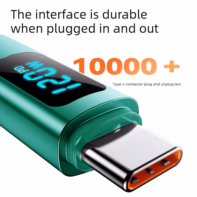 Cavo dati Super Flash Charge verde – Bild 2