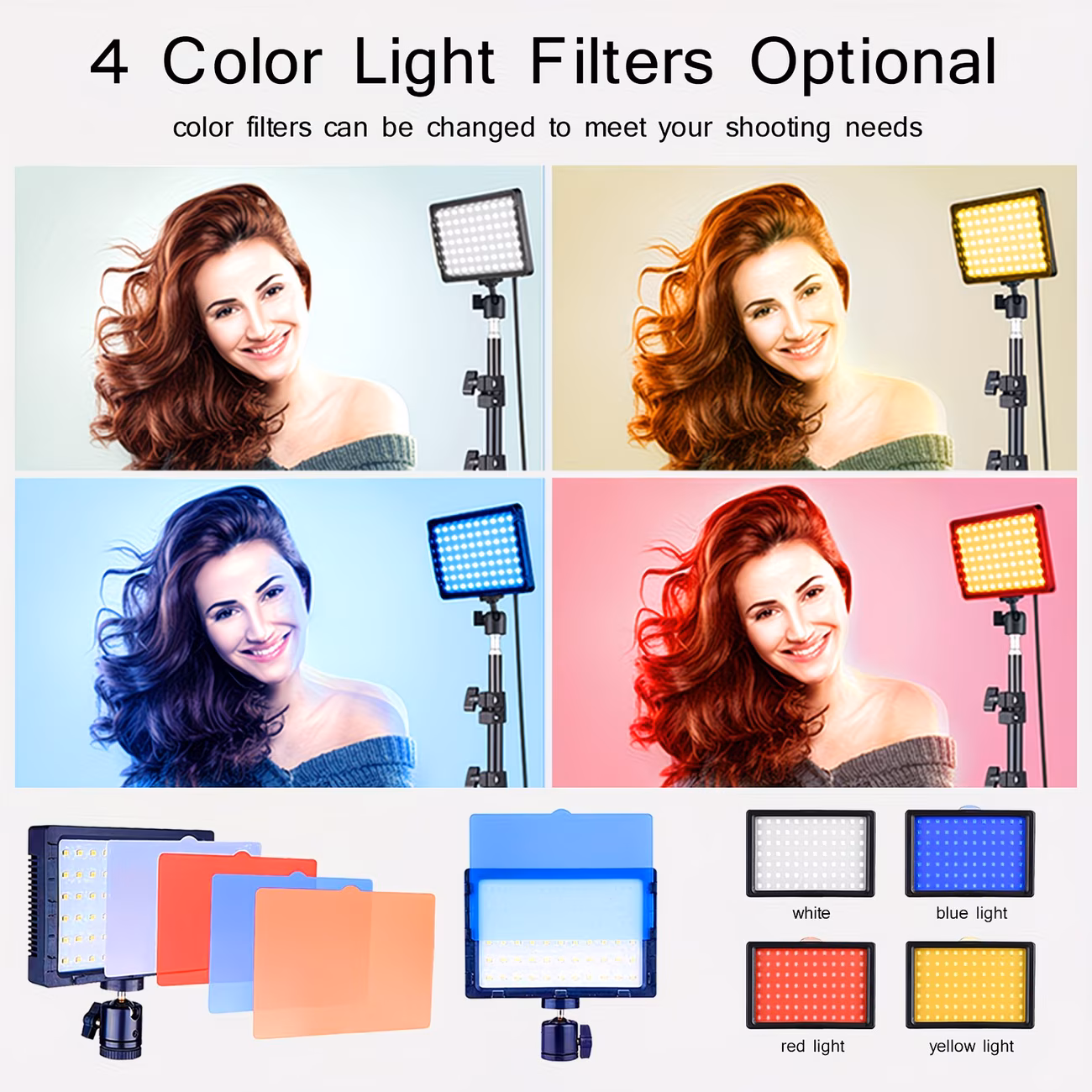 Set di due luci LED da studio per video streaming – Bild 2