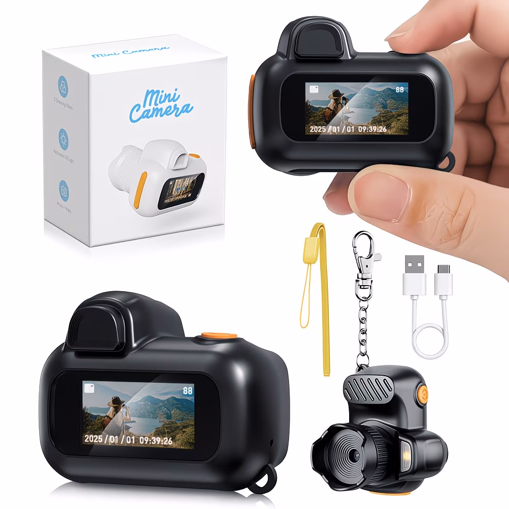 Ciondolo a forma di zaino con mini fotocamera - Image 2