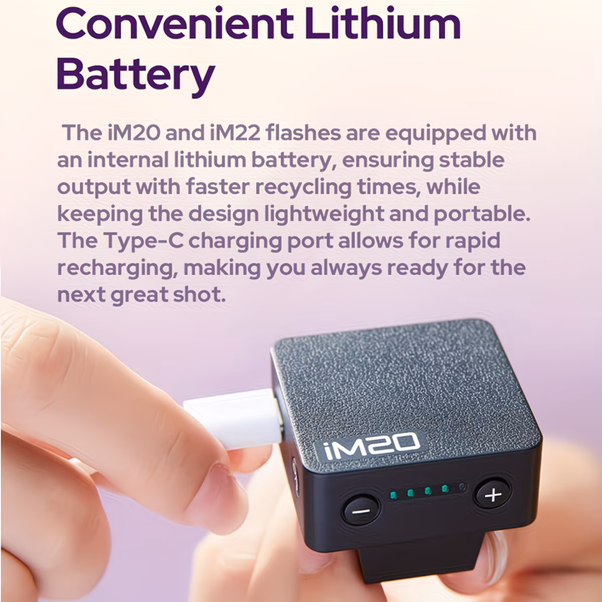 GODOX IM20 Mini Flash Esterno – Bild 3